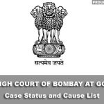 Goa High Court Case Status