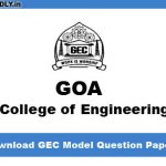 GEC Model Question Papers