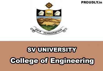 SV University, Tirupati Scholarship 2021-22 for PG Courses