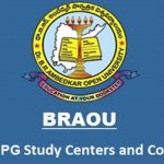 BRAOU PG Study Centers