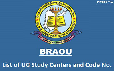 BRAOU UG Study Centers