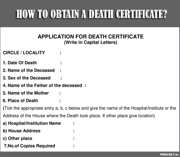 How to Get a Death Certificate