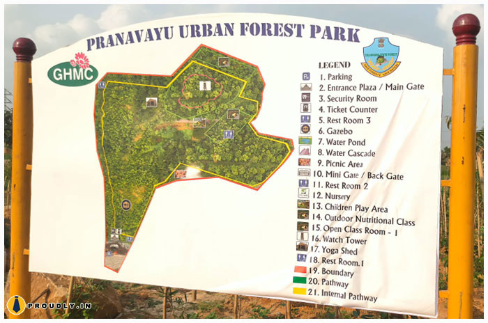 Pranavayu Urban Forest Park Hyderabad