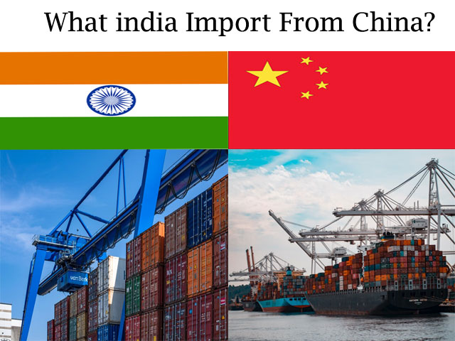 items imported from china