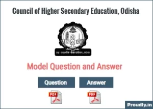 Odisha HSC Question Papers