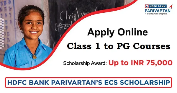 HDFC Bank Parivartans ECS Scholarship