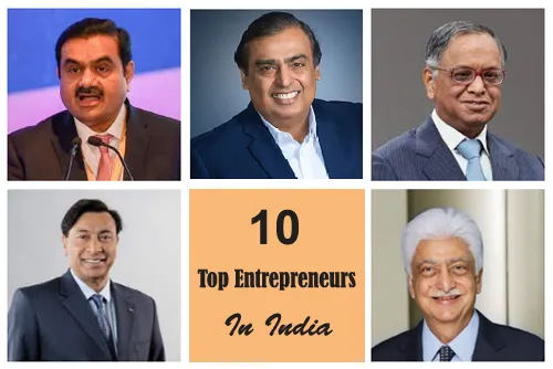 Top 10 Entrepreneurs in India
