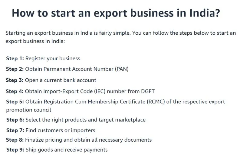 How To Start Import Export Business