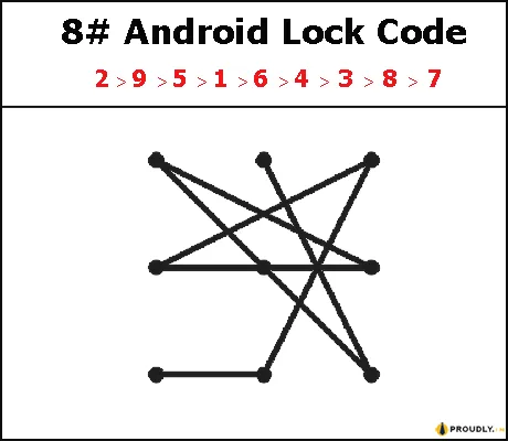 difficult pattern lock for phone