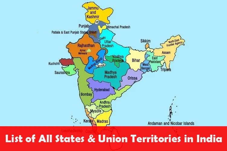 list of States in ndia