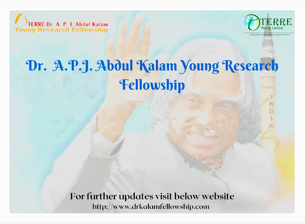 Apply Abdul Kalam Young Research Fellowship Program for 2023-24